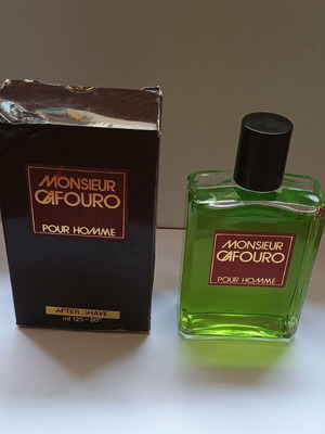 Vintage Cafouro Monsieur pour homme After Shave splash 70 S 125 ML like new, box with damages
