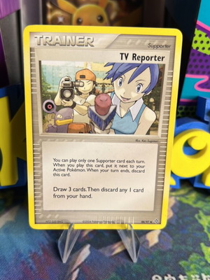 TV Reporter Dragon Pokemon card vintage NM condition
