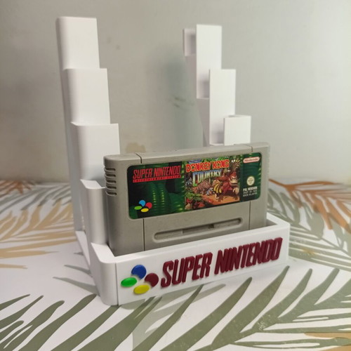 Super Nintendo Cartridge Holder for 5 Cartridges new