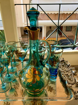 vintage drink set