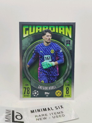 Gregor Kobel Guardian collectible card TOPPS Match Attax like new