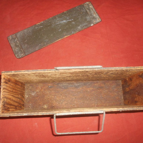Wooden British Army WWII 1945 Ammo Box used