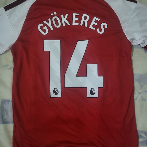 Arsenal 2025/26 Gyökeres #14 home jersey, small