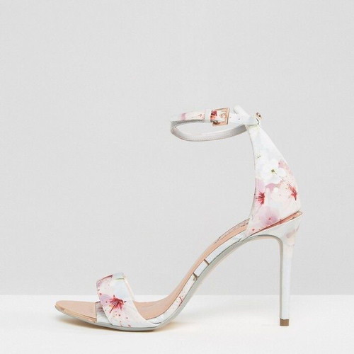 Ted Baker heeled sandals like new, size 37, blue and pink