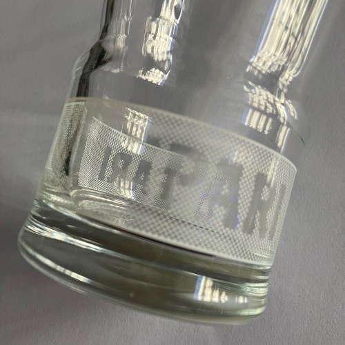 Campari collectible glass like new, glass 7x14cm