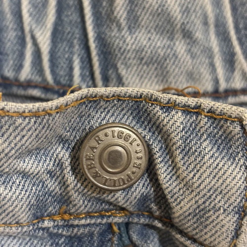 Pull & Bear blue mom fit denim shorts