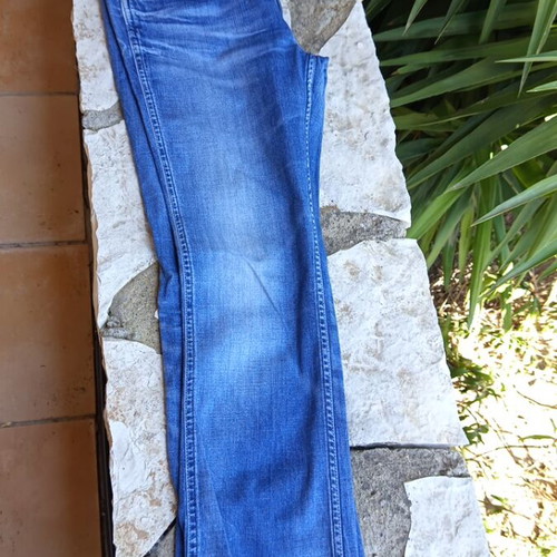Women's denim pants medium size like new, blue