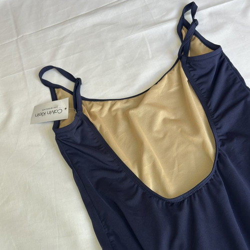 Calvin Klein women's one-piece swimsuit size L new, blue