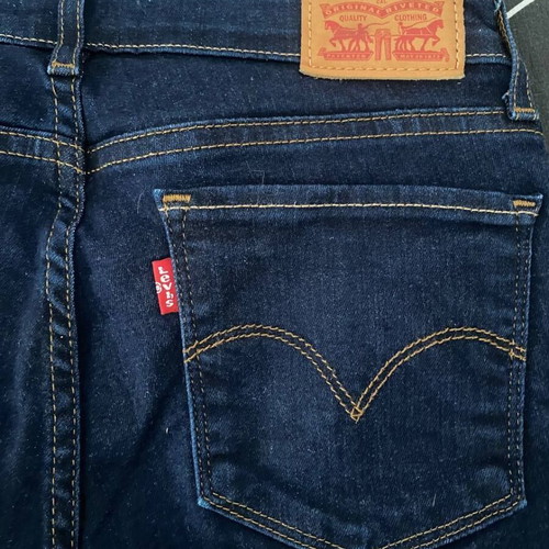 Levi's 712 Slim jeans W27 dark blue denim like new