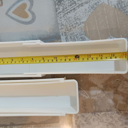 Storage boxes with foldable drawer, 2 pcs, like new
