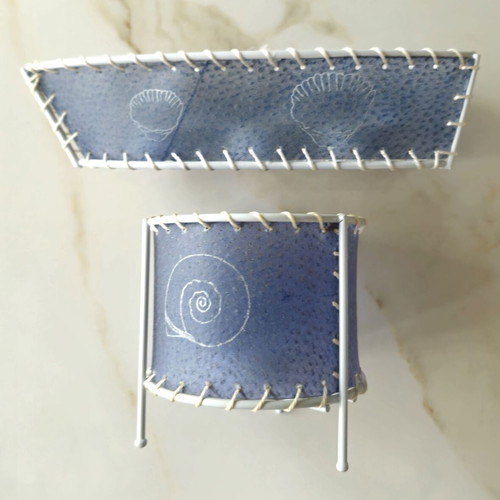 Decorative tealight set used, 2 pieces