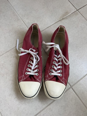 Converse All Star sneakers used, size 45, red