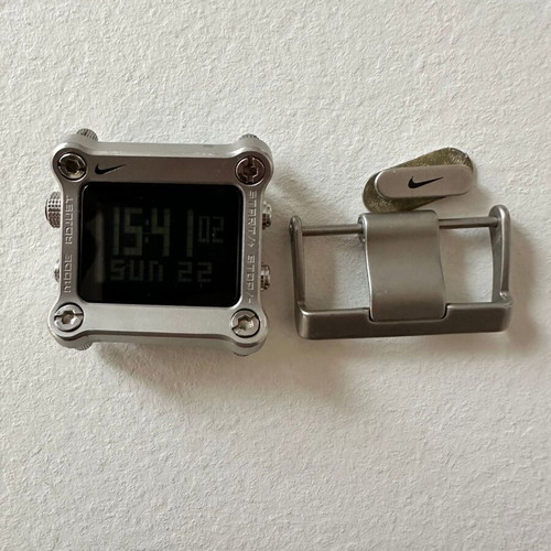 Nike Hammer watch used, silver, without strap