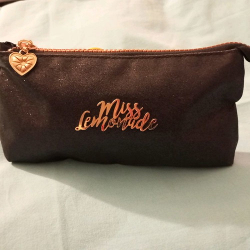My lemonade toiletry bag with glitter new