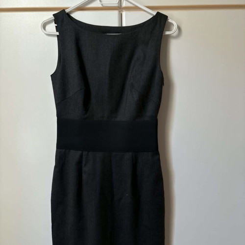Jay Ahr Grey Wool and Silk Blend Sleeveless Sheath Dress like new, XS