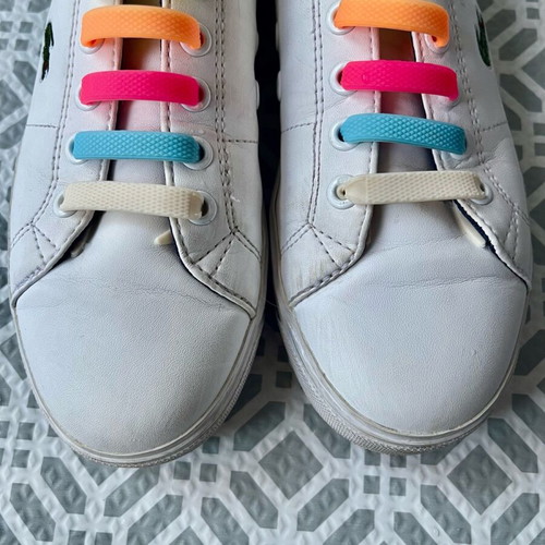 Lacoste Kids Sneakers Size 31 Like New, White