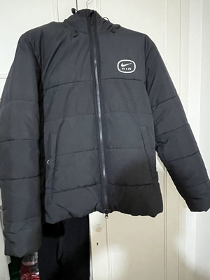 Nike puffer jacket, black, size L