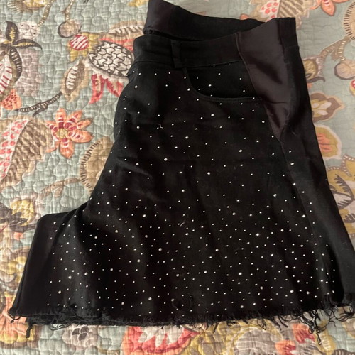 Black denim women's shorts XL-XXL new