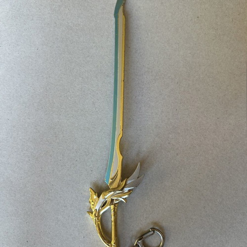 Genshin Impact Weapon Keychains with Stand like new