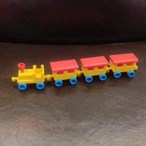 Vintage miniature train used from the 1980s