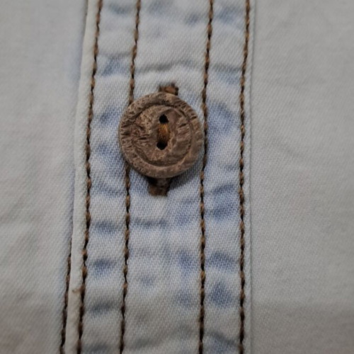 Pull & Bear short-sleeve shirt like new, cotton, denim style