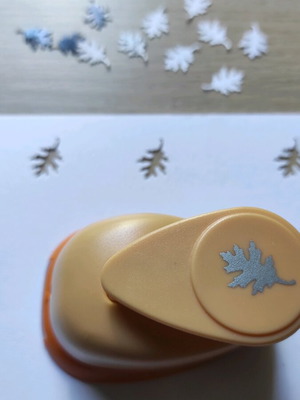 Paper punch new with leaf design for crafts