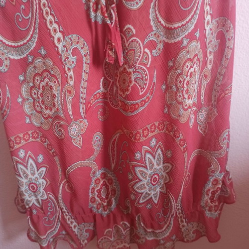 Rebecca Blu women's top pink small used, airy