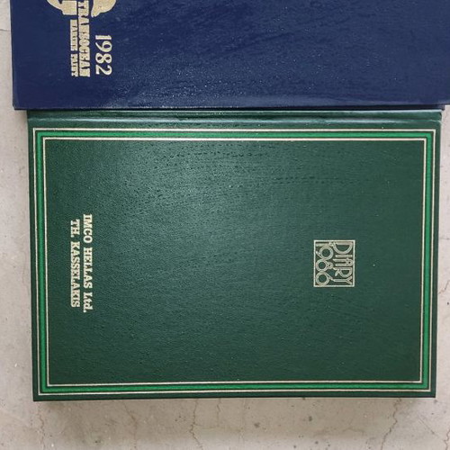 Vintage diaries used, pack of 3