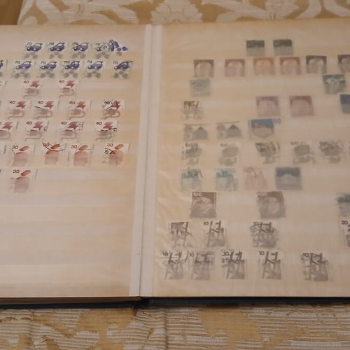 Classic Greek Stamp Album used, 1960s-70s collection
