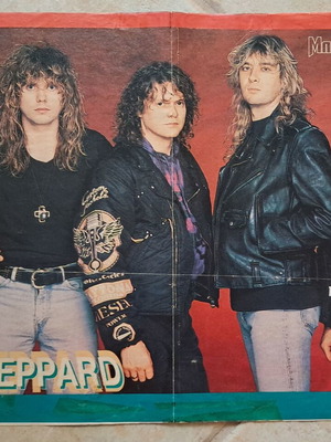 Blek Def Leppard poster