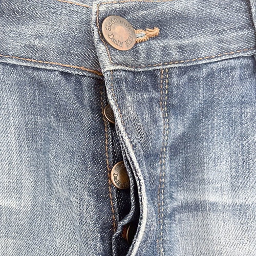 Pull & Bear Jean pant used with rips, blue, EUR 44