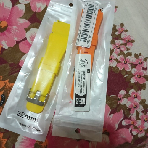 Watch straps like new, set of two, colorful