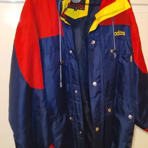 Adidas men's waterproof jacket XL used multicolor