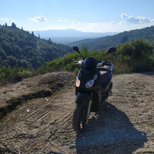 Piaggio Carnaby 125 used scooter, black, 2008