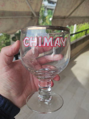 Σετ 6 ποτήρια Chimay Original Belgian Trappist Beer κολώνα 0.33lt καινούργια στο κουτί