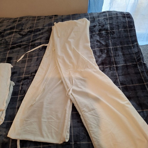 Crib Bumper used, 6 pillows, removable covers