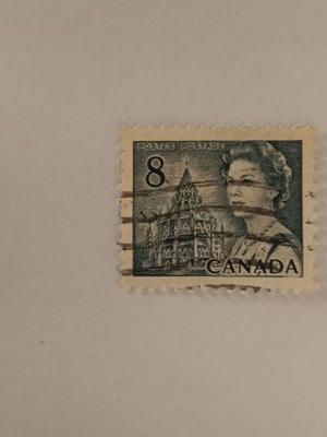 Καναδικό γραμματόσημο 8 Cent Queen Elizabeth II σαν καινούργιο