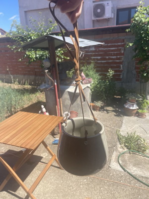 Flower pot with straps new from JYSK