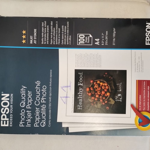 Epson photo quality inkjet paper, 1440 DPI, 41 pages