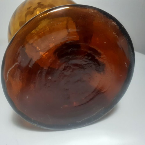 Decorative glass vase vintage used