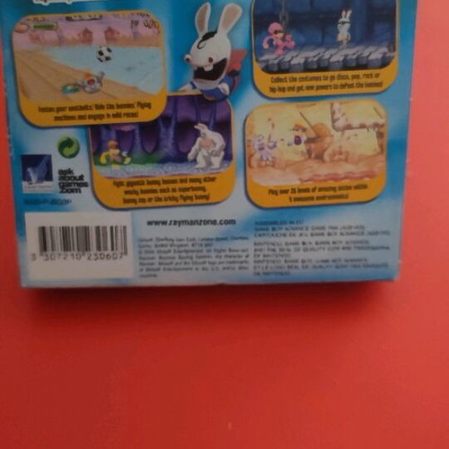 Rayman Raving Rabbits Game Boy Advance game used