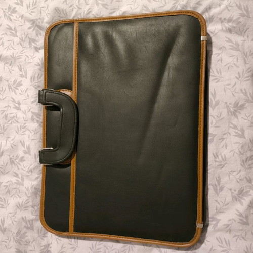Leather briefcase used