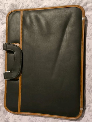 Leather briefcase used