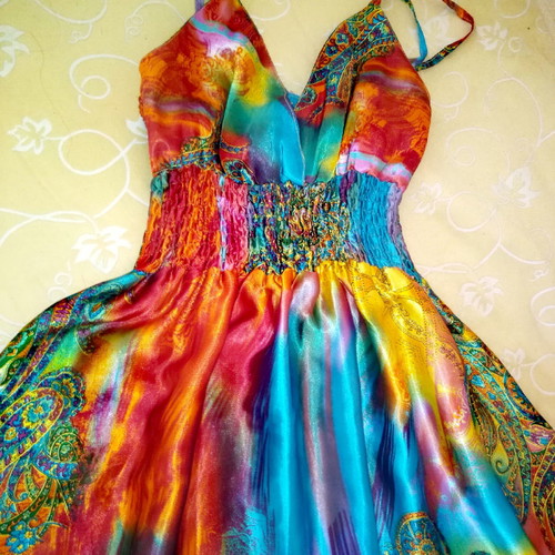 Viscose dress new with stunning colors