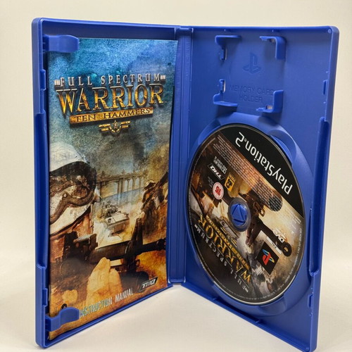 Full Spectrum Warrior PlayStation 2 game used, action adventure