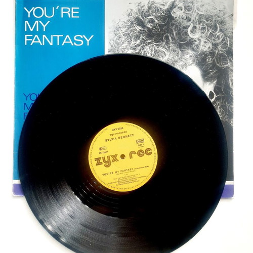 Sylvia Bennett You're My Fantasy 12" vinyl like new, synth-pop