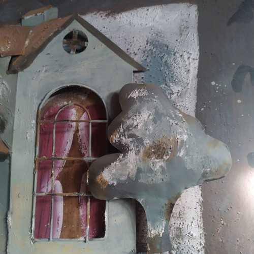 Metal 3D art piece Inart new