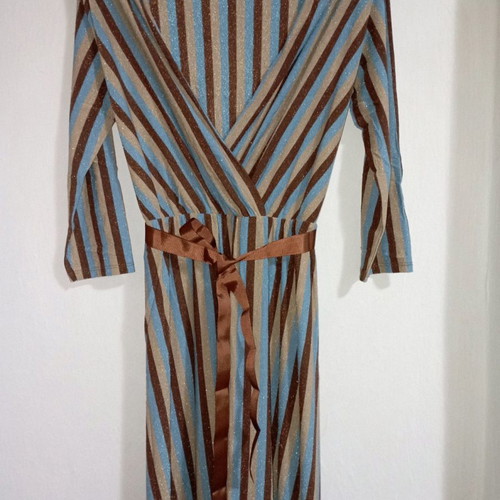 Women's long dress new, elastic, size S - M, multicolor