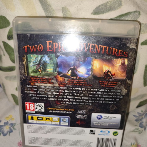 God of War Collection PlayStation 3 game like new, European edition with manual