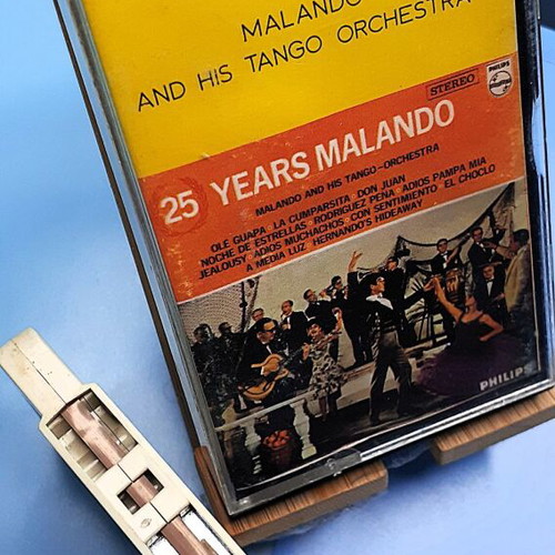 Malando And His Tango Orchestra 25 Years Malando cassette used